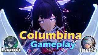 Columbina Gameplay Trial Challenge | 60fps | Moon Goddess | Genshin Impact