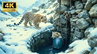 Emotional Rescue: Snow Leopard Cub Falls Into Well and Is Saved by Brave Rescuers