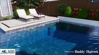 Platinum Pools - Thibodeaux V3 Pool Design by Buddy Harrott