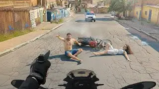 7 Persecuciones POLICIALES en Moto que TERMINARON en DESASTRE ABSOLUTO 💀