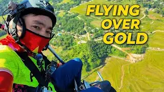 Explore Vietnam: Pu Luong Day 1 | Paragliding Over Golden Rice Terraces