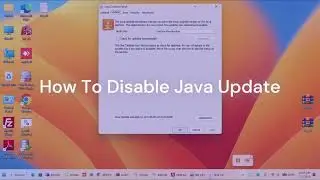 Disable Java Update