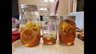Ferment Garlic, Ginger, lemon and Honey To Boost Your long lasting life or Immune Body .