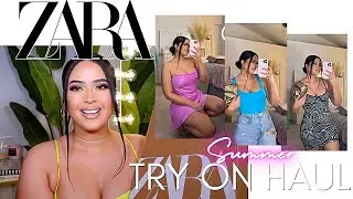 HUGE ZARA SUMMER HAUL + STYLING 2022 | | NEW IN SPRING/SUMMER | OMG YOU NEED THESE PIECES... 😍