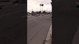 White JEEP Wagon Before Noisy Delivery truck Passed 🚗    903
