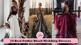 24 Best Gothic Black Wedding Dresses