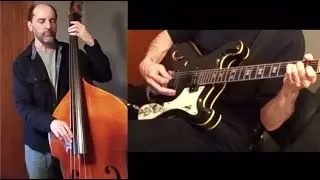 With Bass - Ghost Riders in the Sky on a Japanese Mosrite Copy