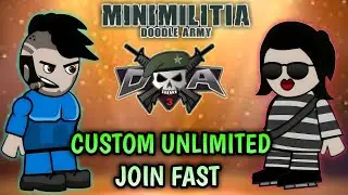 Mini Militia Customs UNLIMITED 🔴 LIVE Saitham Gaming / Hindi