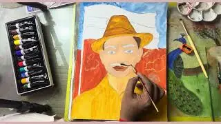 Bhagat Singh Art Tribute 🇮🇳 | Freedom Fighter Drawing | Shaheed Bhagat Singh Painting | Indian 