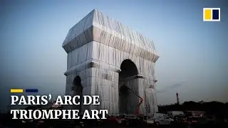 &lsquo;L&rsquo;Arc de Triomphe, Wrapped&rsquo;: Paris monument enveloped in fabric for art installation