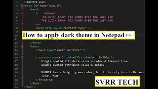 How to apply custom Dark Theme in Notepad++