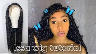 How To: Make a butterfly/distressed locs🦋 wig from scratch