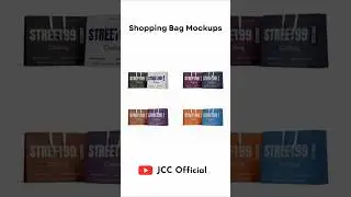 Client Work: Realistic Shopping Bag Mockup Design! ✨ | Canva Tutorial #canva #bag #mockup #ytshorts
