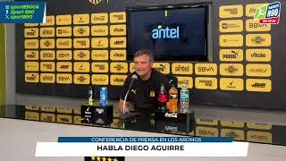 DIEGO AGUIRRE: CONFERENCIA DE PRENSA DE PEÑAROL PREVIO A DISPUTAR LA SUPERCOPA