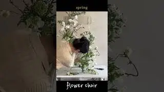 Flower chair #flower #flowers #flowerclass #flowerbasket #flowerchair