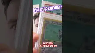 Pokemon Street Art Gengar PSA card GIVEAWAY #art #mural #graffiti #Pokemon