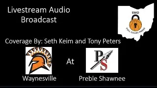 Waynesville at Preble Shawnee LIVE STREAM-Jan 15th-7:30PM
