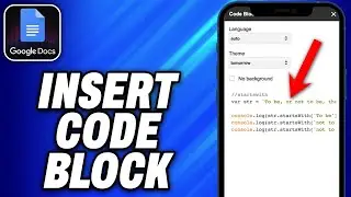 How To Insert Code Block Google Docs -Easy Fix
