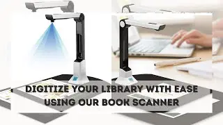 Book Scanner - BK50 Portable 10 Mega-pixel High Definition Book Scanner Capture Size A4 Document