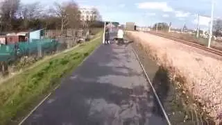 Communte Edinburgh Park to Shandon via Broomhouse path x10