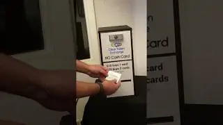 Clear Token Card Dispenser