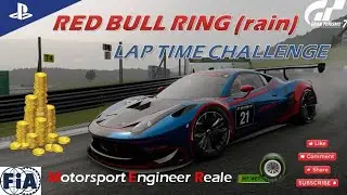Gran Turismo 7 | Lap Time Challenge | Red Bull Ring (rain) | Ferrari 458 Italia Gr.3