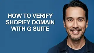 How to Verify Shopify Domain with G Suite - KevinHowTo