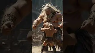 Old Giant Wrestler Fight with Small Wrestler #short #shortfeed #trendingshorts #giant