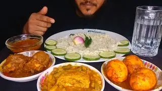 MUTTON CURRY, EGG CURRY, EGG FRY CURRY, EXTRA GRAVY, ONION, GREEN CHILI, ASMR MUKBANG @ARSUNPRUBEL 
