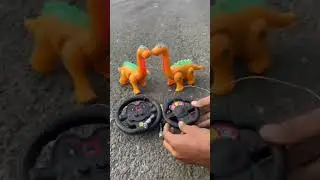 Best 2 dinosaur RC remote control test #shortsfeed 🔥