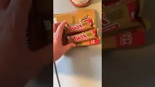 Twix ice cream #todaytrending #yutubeshorts #shortsviral #unboxing #asmr #chocolate #icecream