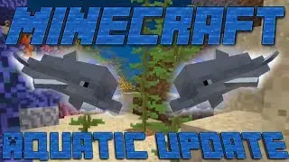 Minecraft Aquatic Update (Dolphins,Coral,Shipwrecks,Fish,Trident)