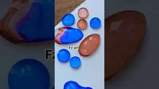 Purple Blue Drops Bubbles Satisfying Water Colours.#asmr