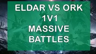 Dow3 - open beta Eldar vs Ork - Massive battles (Macha + Jain Zar + WraithLord)