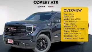 New 2025 GMC Sierra 1500 for Sale in Austin, Texas &mdash; Car Under $42,215!