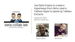 Лабораторная работа по совместной работе над данными: использование Delta Engine для создания гиперпространства от Delta Lake до Tableau Hyper