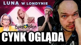CYNK OGLĄDA: Analiza występu LUNY w Londynie | Ela Zapendowska | #eurowizja2024 #reakcja #luna