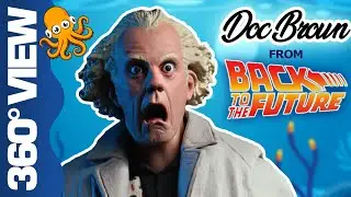 🐙 DOC EMMET BROWN  &mdash; Back to the Future 🔄 360&deg; SPIN | NECA Scale Action Figure Showcase