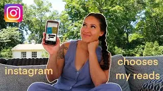 instagram chooses my reads | spoiler free reading vlog