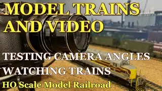 Following an Ore Train. Testing New Camera Angles on my HO Scale Model Railroad Layout. ACHB 2-20