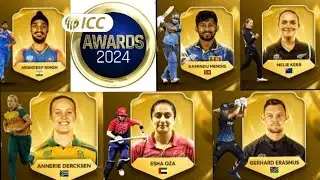 ICC Awards 2024 winners list I ICC Awards full list I Top Cricket Awards 2025 ICricket @Top07list