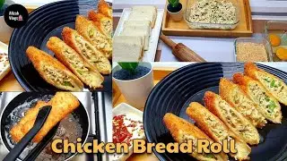Bread chicken cheese mayo rolls recipe|Sliced bread rolls recipe|Ramadan special recipe...
