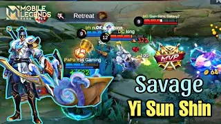 Savage 🔥 Yi Sun Shin New build.. Op gameplay