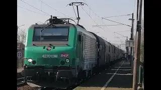 Trains marchandises FRET SNCF et autres et TER French Freight Cargo Trains Circulation ferroviaire