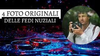 4 FOTO ORIGINALI delle FEDI nuziali