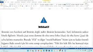 Sarf | İf'al (إفعال) vezni ve manaları | Kaynak: #ydsyolkılavuzu s. 287