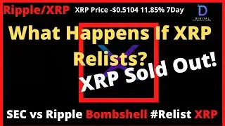 Ripple/XRP-Bombshell SEC vs Ripple Hearing Sparks #Relist XRP & XRP +11.86%,Ripple New White Paper