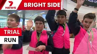 For this group of neurodivergent kids, today&rsquo;s airport visit was a big deal | 7NEWS