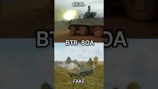 🐦&zwj;⬛BTR-80A REAL VS FAKE comparision #warthunder #fy #viral #tank
