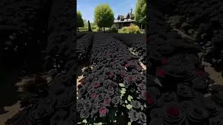 Black Rose 🌹 #rose #flowers #shorts